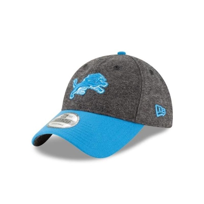 Detroit Lions Gorra | New Era NFL Tweed Turn 9twenty Adjustable Cap Mexico - Grises